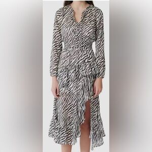 Maje Zebra Print Dress